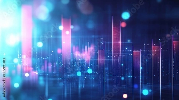 Fototapeta Modern Abstract Design for Business Insights and Growth Strategies