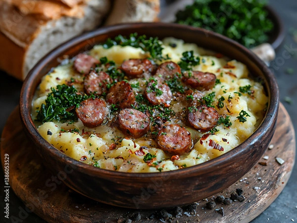 Obraz  dutch stamppot with genever,