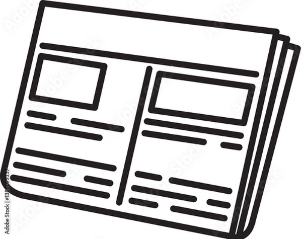 Obraz newspaper icon 