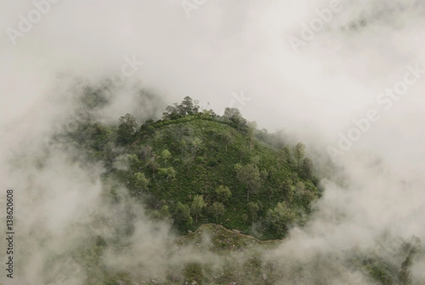 Fototapeta View from World's End in Horton plains national park