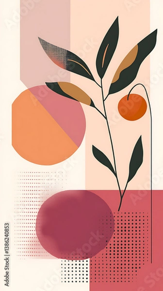 Fototapeta vector illustration of an abstract background