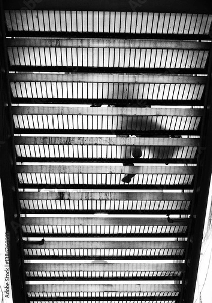 Obraz Walking down the stairs