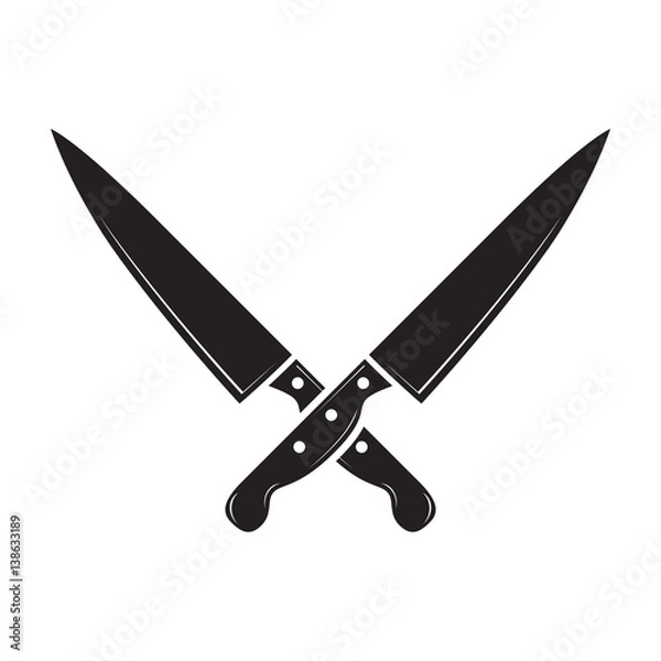 Fototapeta abstract knife