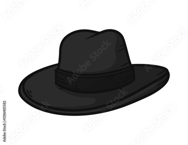 Obraz mafia detective hat