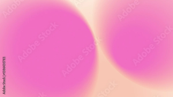 Obraz abstract pink gradient background with circles, aura, bright, texture, blur,wallpaper, cover, noise, texture, banner poster, header cover design