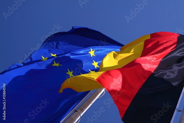 Fototapeta Flaggen im Wind