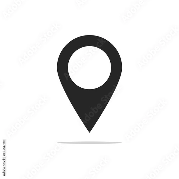 Obraz GPS icon. GPS Vector isolated on white background.