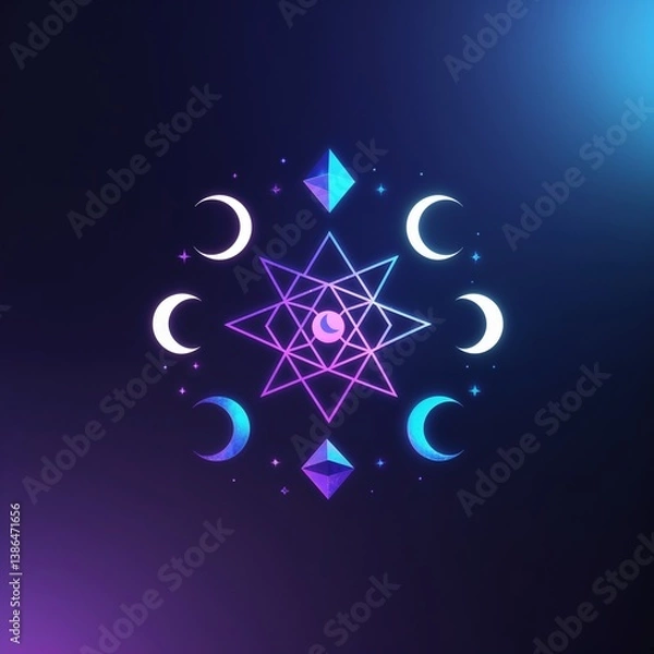 Obraz Mystical Neon Night