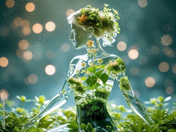 Obraz When Nature Meets the Human Form