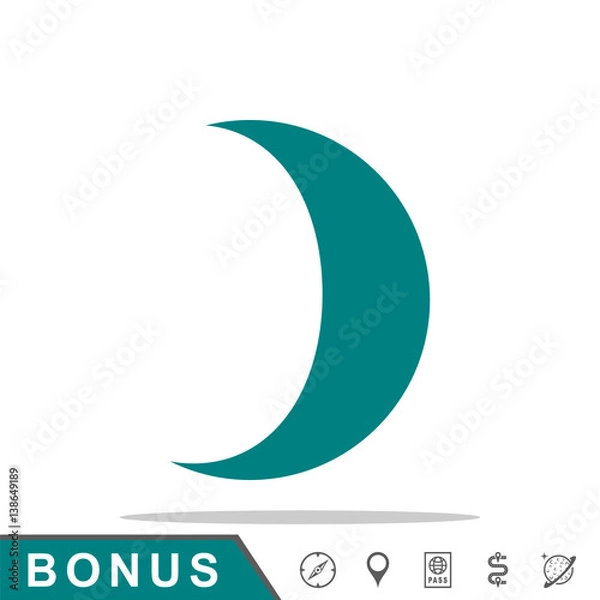 Obraz moon meteo icon