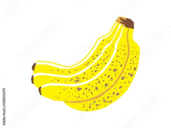 Obraz 熟したバナナのイラスト