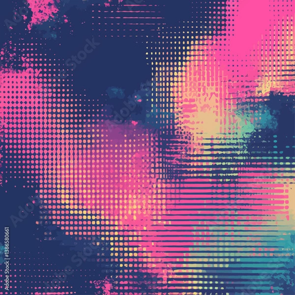 Fototapeta Abstract Dot Patterned Backdrop