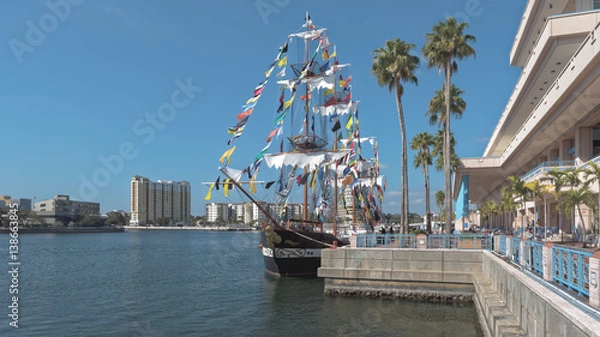 Obraz Malownicze widoki na Tampa Riverwalk
