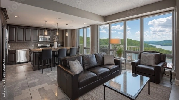 Obraz Condo in the Ozarks created with Generative AI Technology, ai, generative
