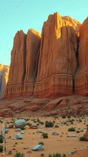 Fototapeta line pattern on the edge that forms from left to right