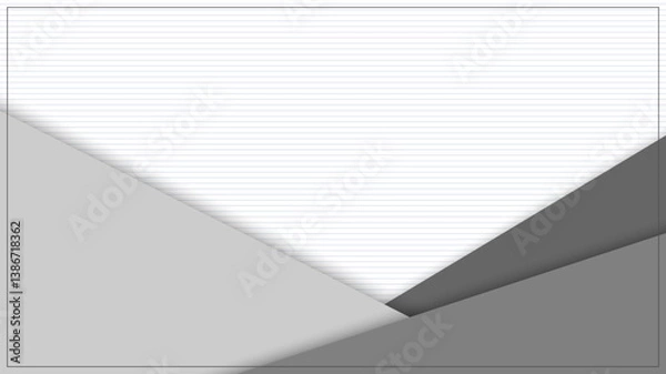 Obraz Abstract stripes diagonal pattern overlay layer with frame on white background.