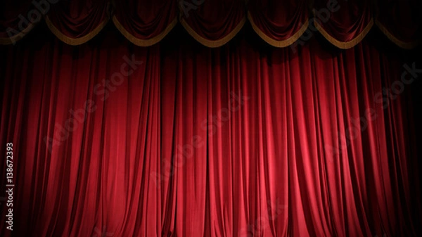 Obraz Red curtain