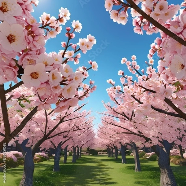 Obraz sakura blossom  in spring