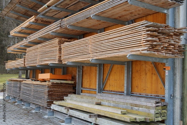 Obraz Holzregal Schwerlastregal