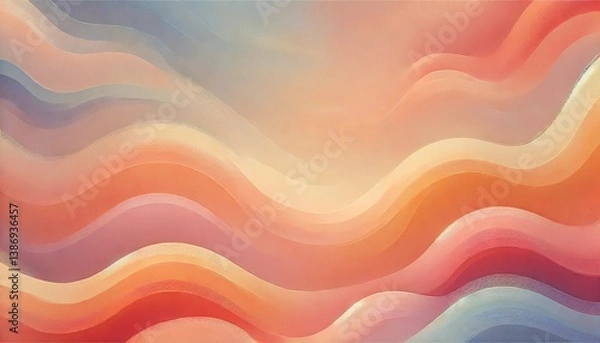 Obraz 夕焼けイメージの夏色グラデ」