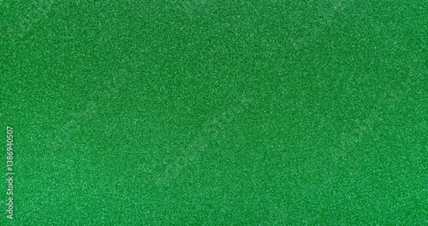 Obraz Glitter green wrapping paper, shiny texture background