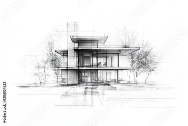 Obraz Architectural Design Sketch
