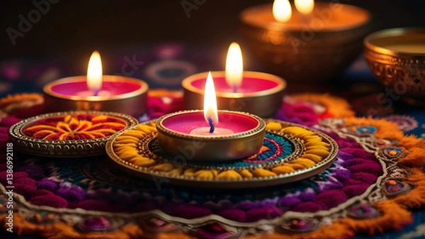 Obraz candles on the table