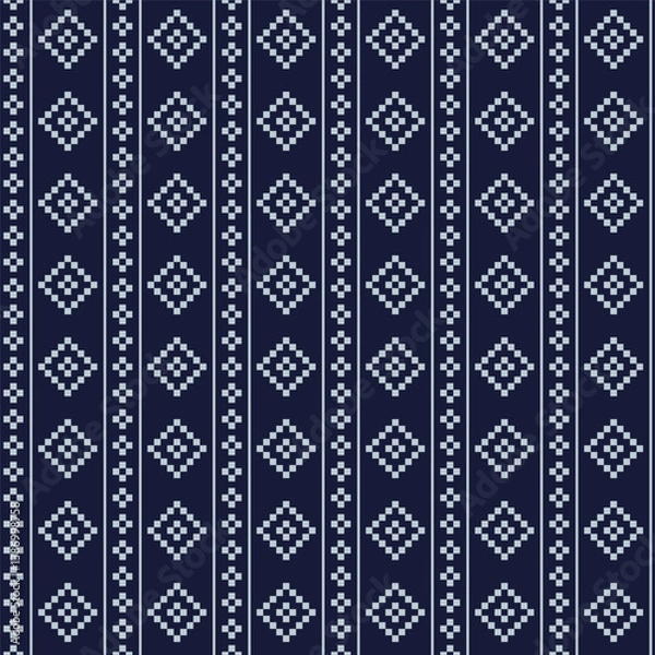 Fototapeta Seamless pattern of geometric elements. Abstract composition of random parallel elements. Background for textiles, textures, prints, wallpapers, clothes and interior, Idea for creative design