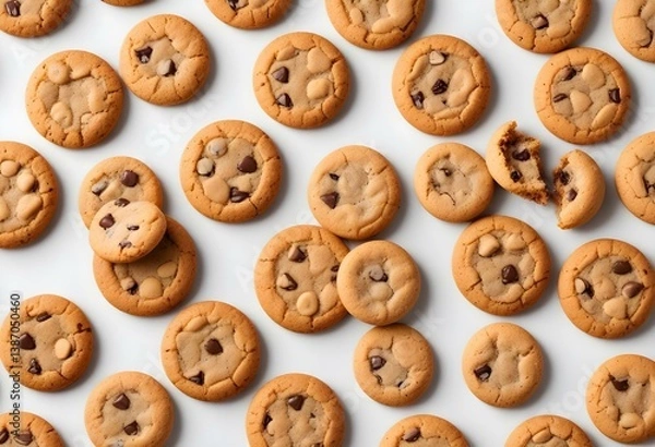 Obraz cookies isolated on white background