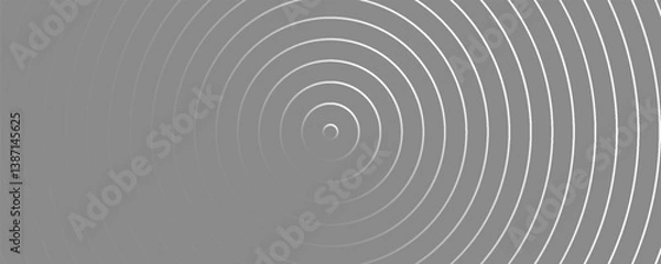 Obraz Lines in circle abstract background. Dynamic transition illusion. Black shape on a white background and the same white shape on the black side. eps 10