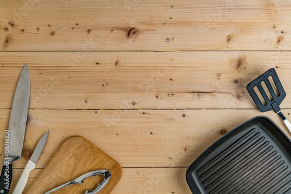Fototapeta Kitchen ware utensils