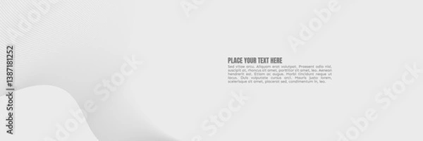 Obraz An abstract, blurry white background with the words. The image is soft and flowing with a hint of depth.