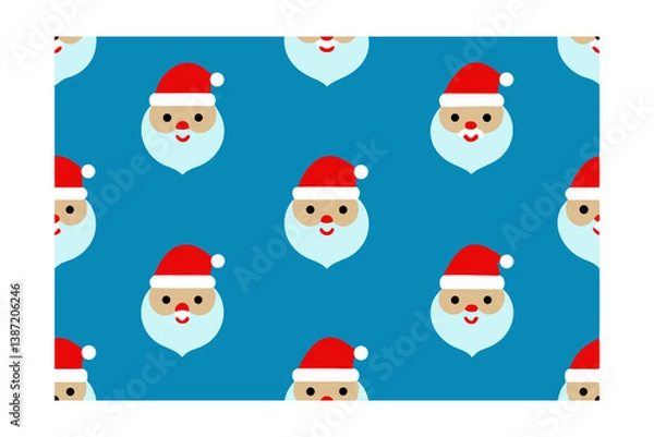 Obraz santa claus vector illustration