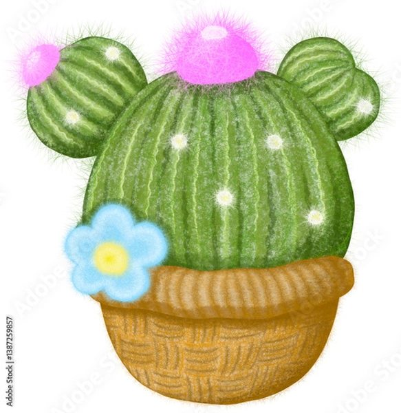 Obraz Cute cactus.