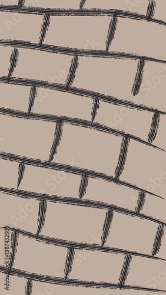 Obraz brick wall background hand artwork