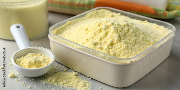 Fototapeta Powder with Spoon