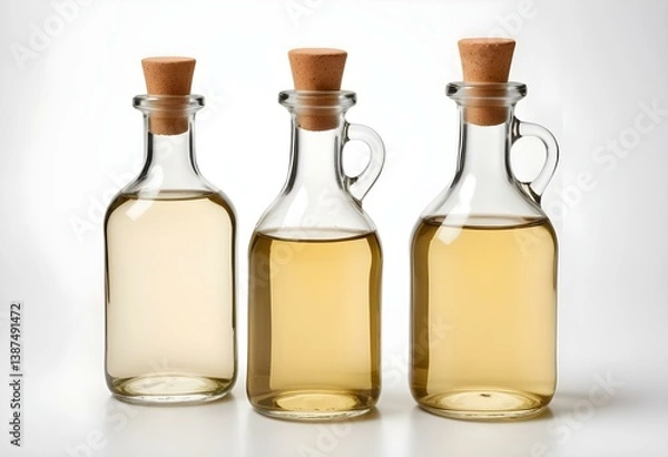 Obraz vinegar isolated on the white background