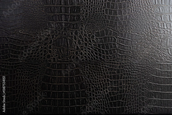 Obraz A leather base with snakeskin texture. background.	