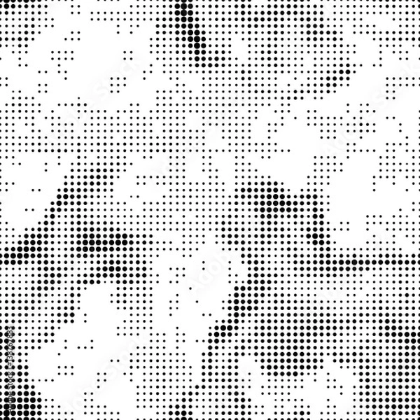 Fototapeta Halftone abstract seamless background