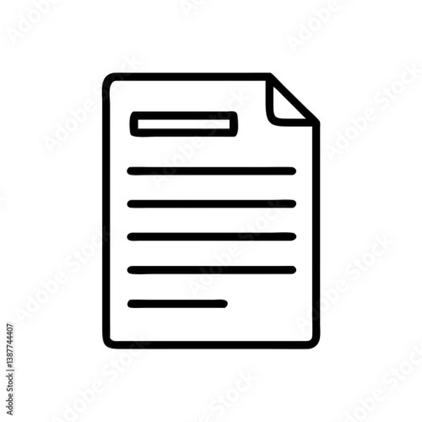 Fototapeta documenticon, doc, document, paper, 