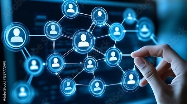 Obraz Global Network Connection. (2)