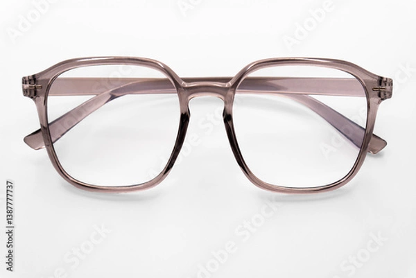 Obraz glasses on white background