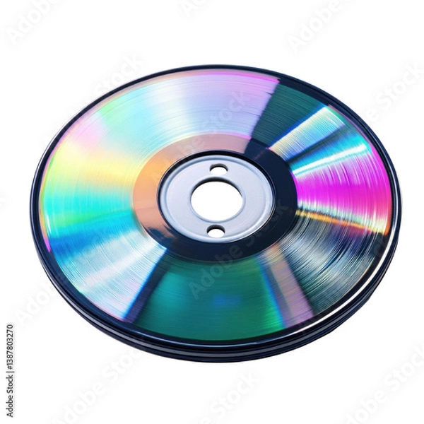 Fototapeta Isolated CD/DVD Image on transparent background
