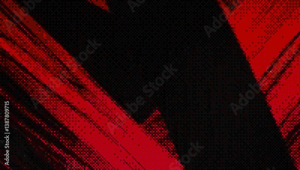 Obraz Halftone Raster Pixel Composition Background
