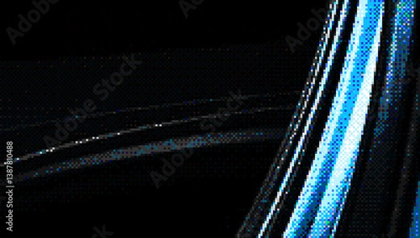 Obraz Modern Pixel Halftone Background