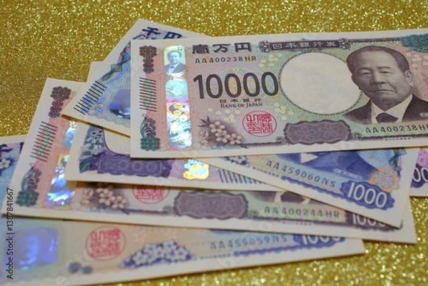 Obraz 一万円札　千円札　五千円札