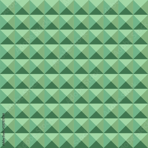 Obraz Green textured tile. Seamless vector pattern. Background. Texture.