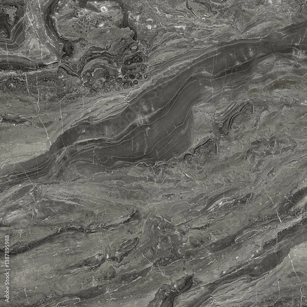 Fototapeta Marble texture dark gray for background