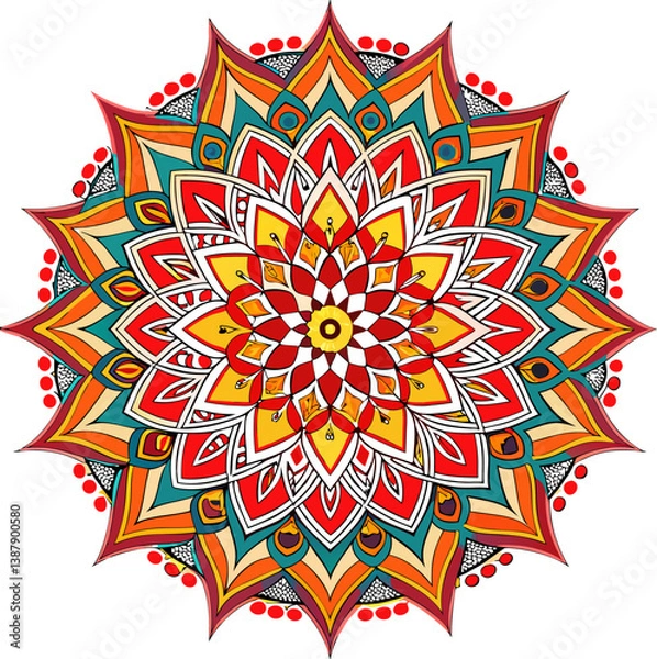 Obraz ethnic-pattern-mandala