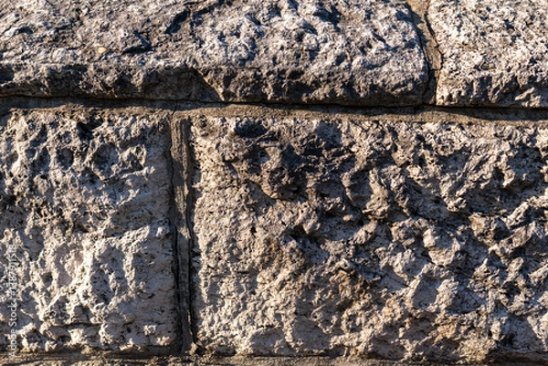 Obraz Volcanic rock wall